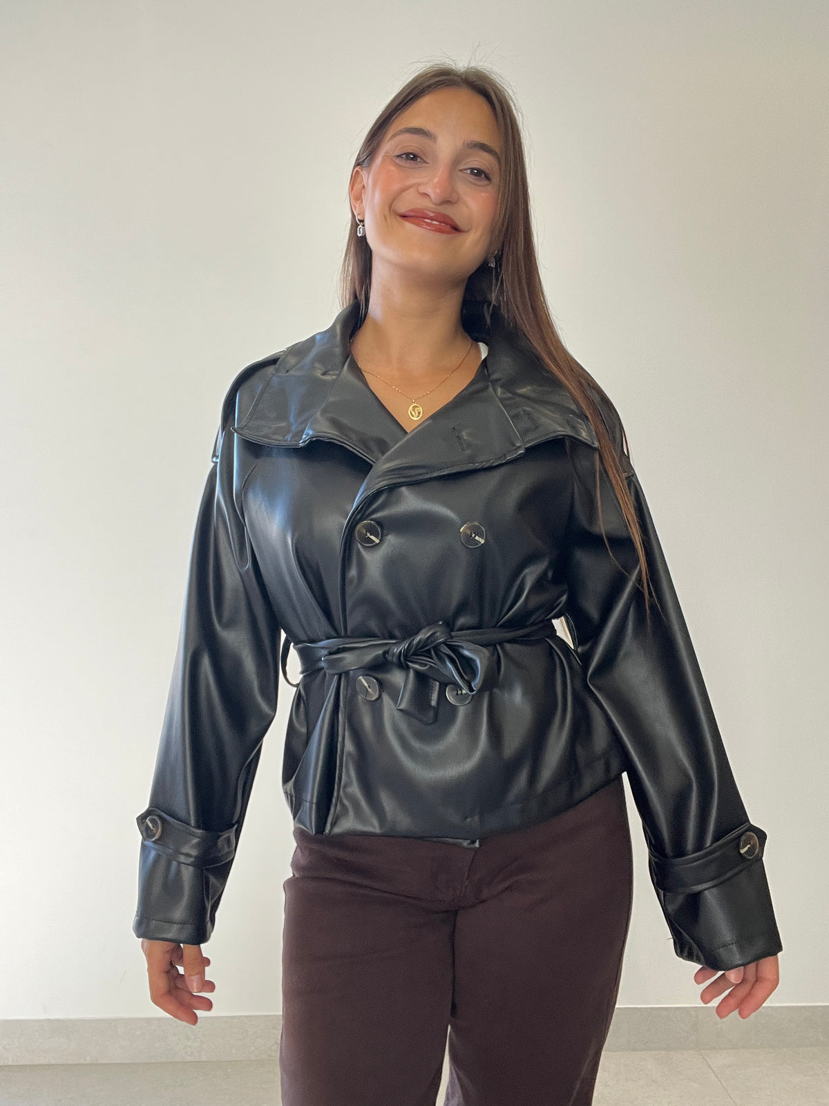 Chaqueta polipiel 3 colores