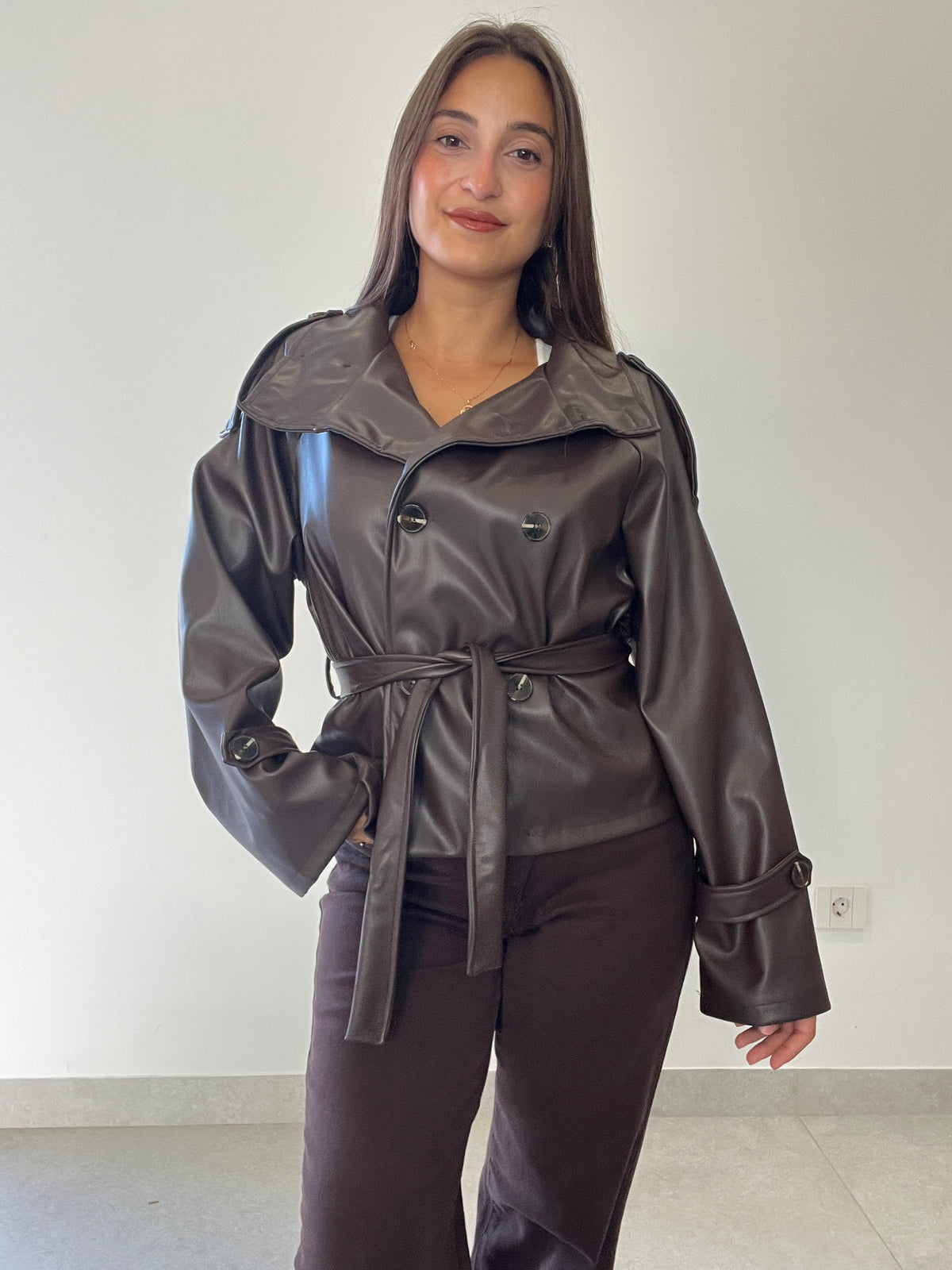 Chaqueta polipiel 3 colores