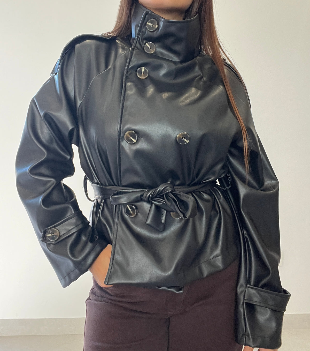 Chaqueta polipiel 3 colores