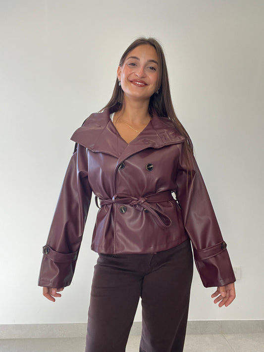 Chaqueta polipiel 3 colores